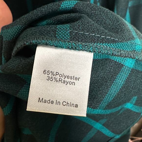 TUCKERNUCK Chambers Dress Aegean Teal Windowpane Plaid {MM3} - Picture 6 of 6